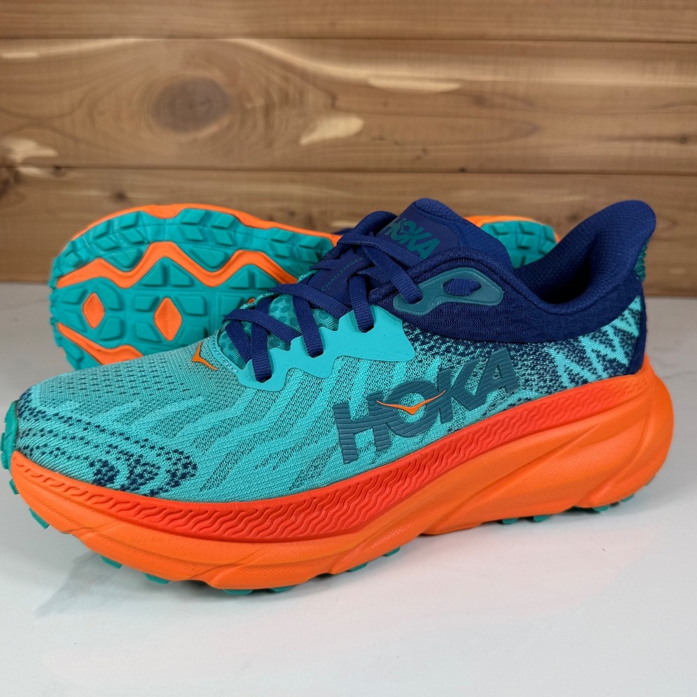 Hoka Challenger ATR 7 Womens 8 Trail Running Shoes Ceramic Orange 1134498 CVOR